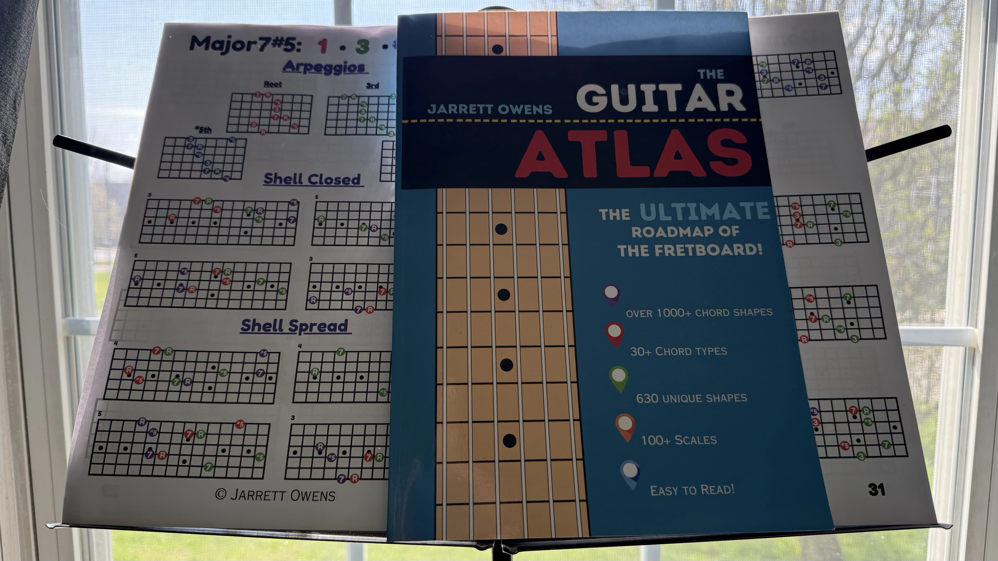 Guitar Atlas open — full spread